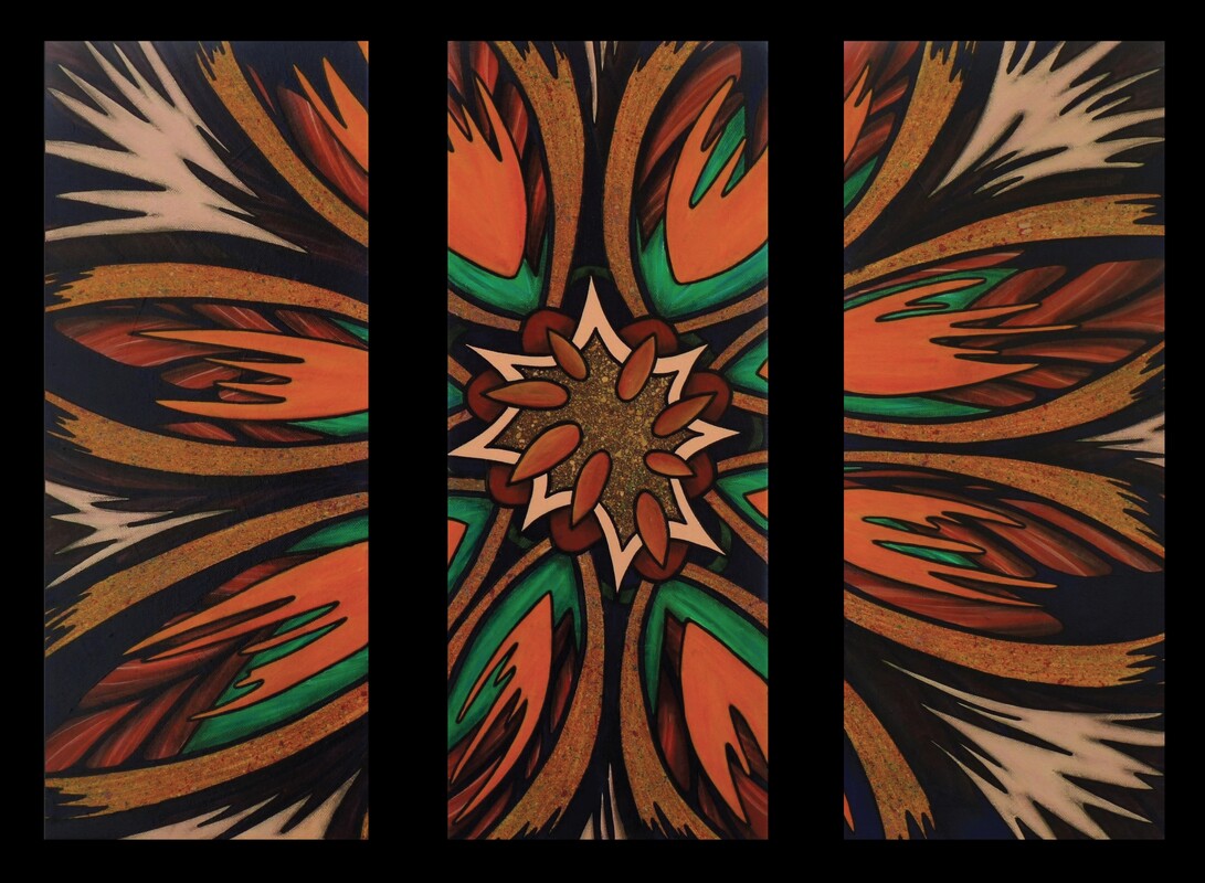 Triptych flower II